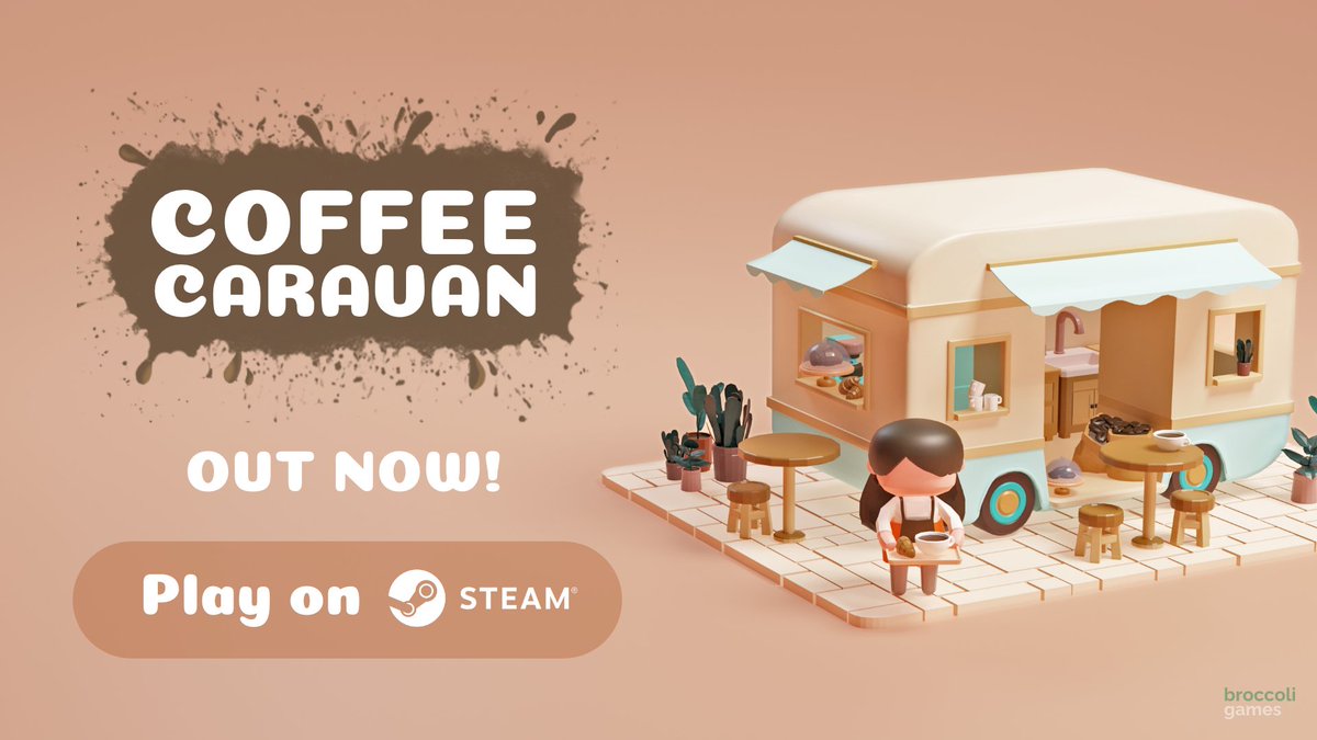 Ondra&Alena🌸Coffee Caravan OUT NOW🥦BroccoliGames tweet media