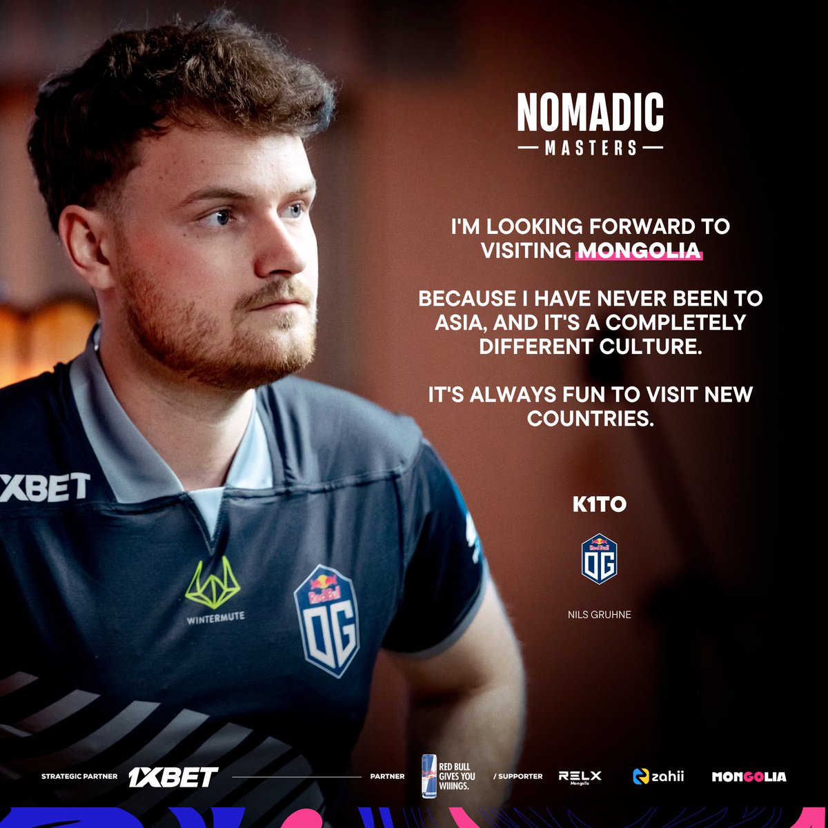 MESA_HQ's tweet photo. Given k1to's experience playing in major international events, what unique aspects of Mongolia might he find intriguing or exciting, besides the competition itself?

#NomadicMasters https://t.co/dGp26DRAxd