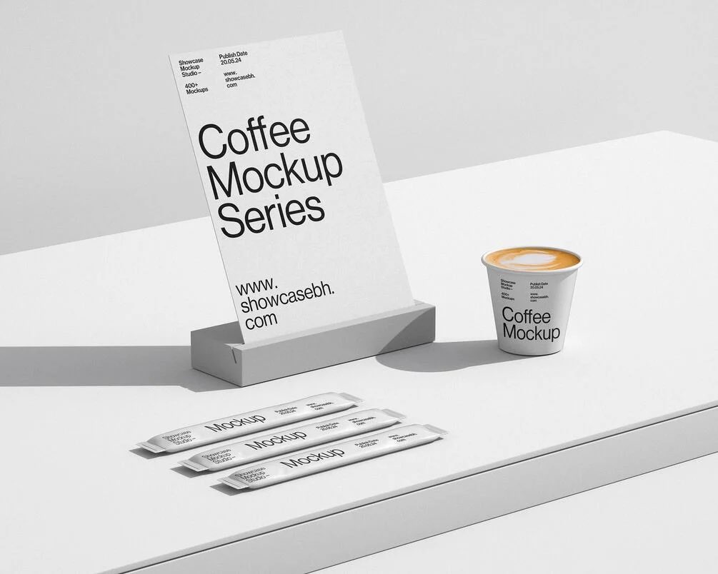 I have an urgent need to design a brand for a coffee shop cuz those new mockups by Showcase Mockup Studio are fire 🔥