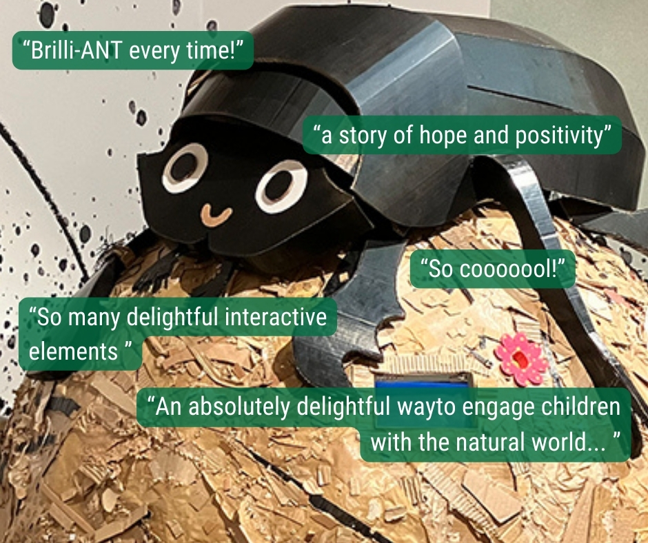 Don't miss the chance to catch our 'Brilli-ANT' exhibition 🐜🦗🐝🦋🪱 🪲- shortlisted for Sustainable Project of the Year... it's closing on 2 June so beetle along this Half Term and ant-icipate a great day out! FREE with tickets to the Galleries bit.ly/2JG8ygf