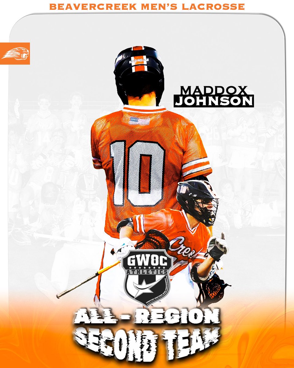 BeavercreekLAX's tweet photo. Congratulations to Senior Midfielder Maddox Johnson earning 2nd team All-Region! #BuildtheDam🦫 https://t.co/Yes0f8nxV8