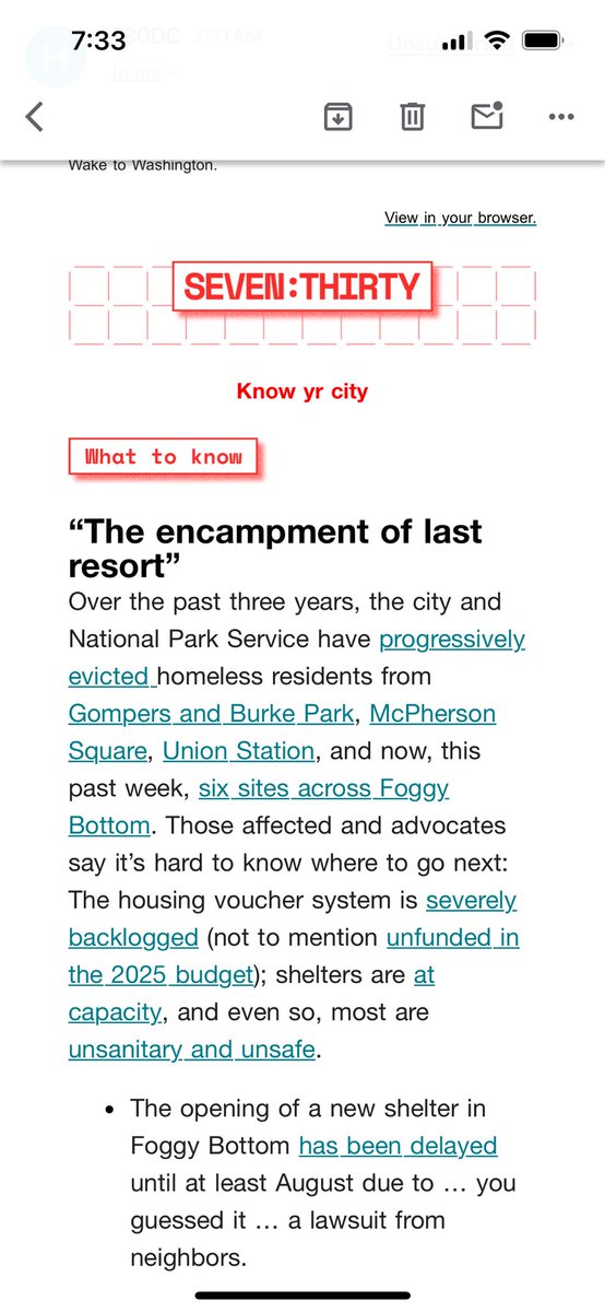 Good framing of the human whack-a-mole of encampment eviction being played by @NatlParkService in @730_DC. Today, @JoeBiden’s park service will again break the fed govts own guidance and evict 2 more Foggy Bottom Encampments. Shame.