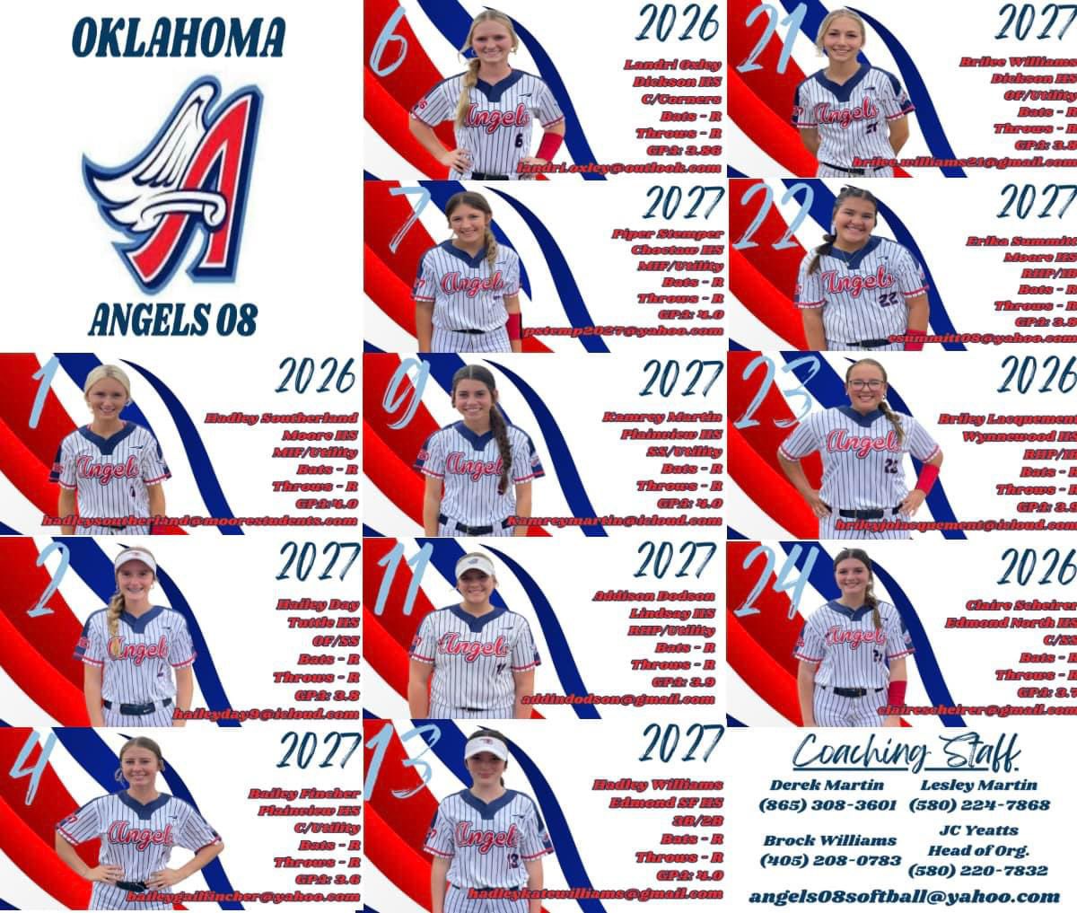 2024 Spring/Summer is about is in full swing 🥎

TX State Championship, College Station, TX 6/7-9
Elite Club Invite, Lenexa, KS 6/13-16
Top Club National Championship, OKC, OK 6/19-22
Colorado Sparkler, Aurora, CO 7/1-7