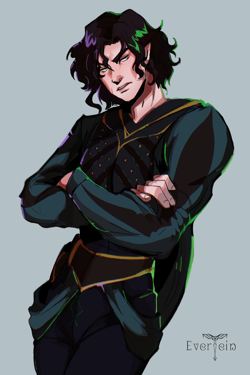 EverteinC's tweet image. Another little Hades comm ♥ He's an angry handsome boy!