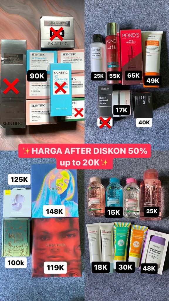Cica☘️wts skintific, amaterasun, elformula tweet media