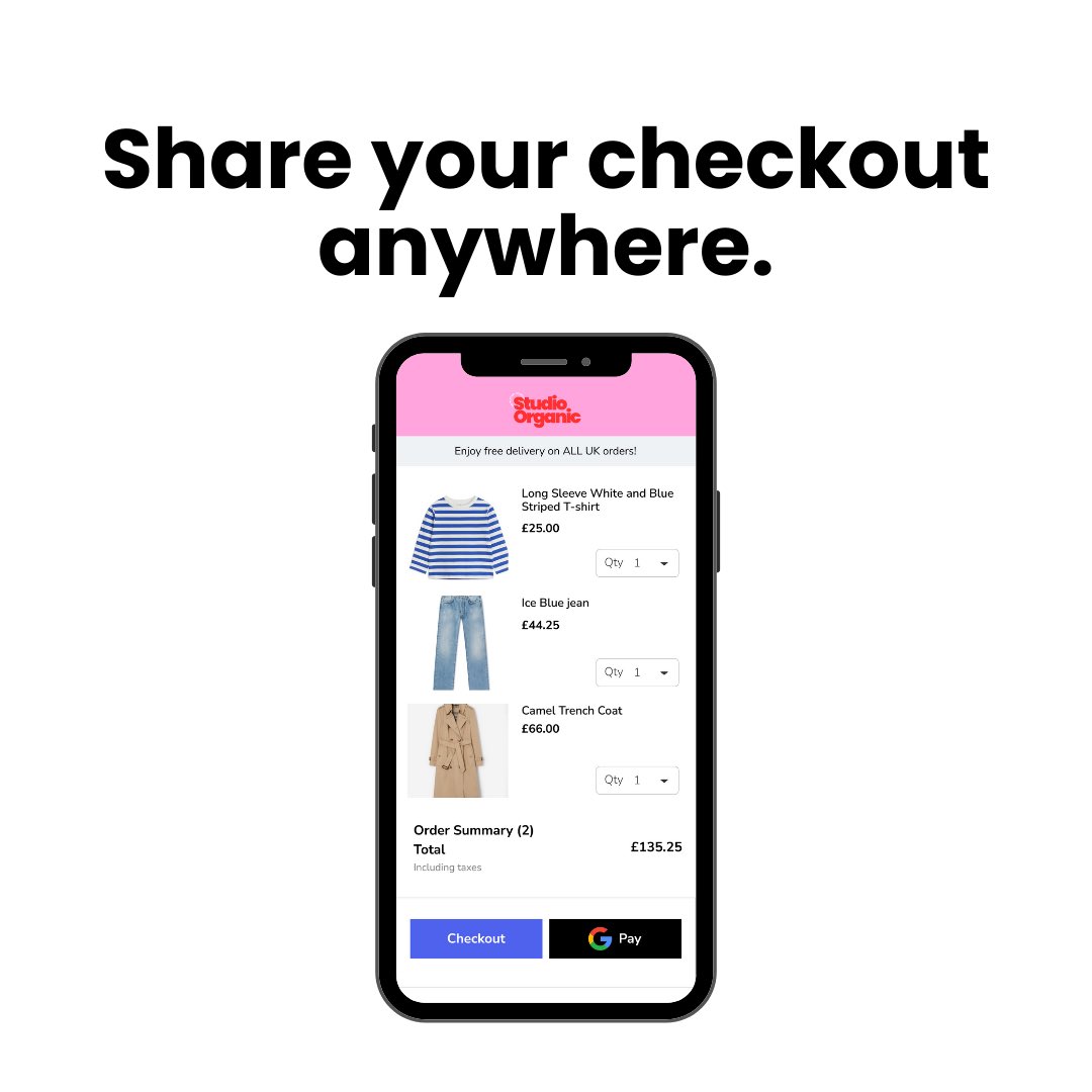 Introducing our Instant Checkout, enabling you to create seamless checkout experiences for multiple products with instant payment enabled.

Visit joinstored.com to boost your campaign performances today 🚀  #Stored #payments #ecommerce #merchantservices #startup