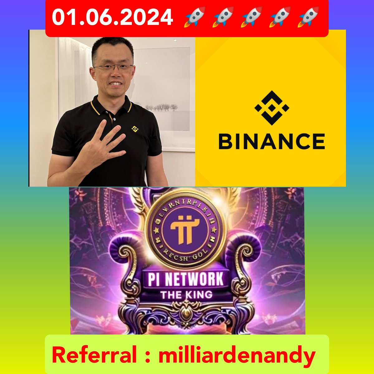 BiglionCoin's tweet photo. Pi network future of the world
Referral : milliardenandy
#pi #network #pinetwork #btc
#binance #listing #viral #fypシ゚ https://t.co/BfmA1rOiEa