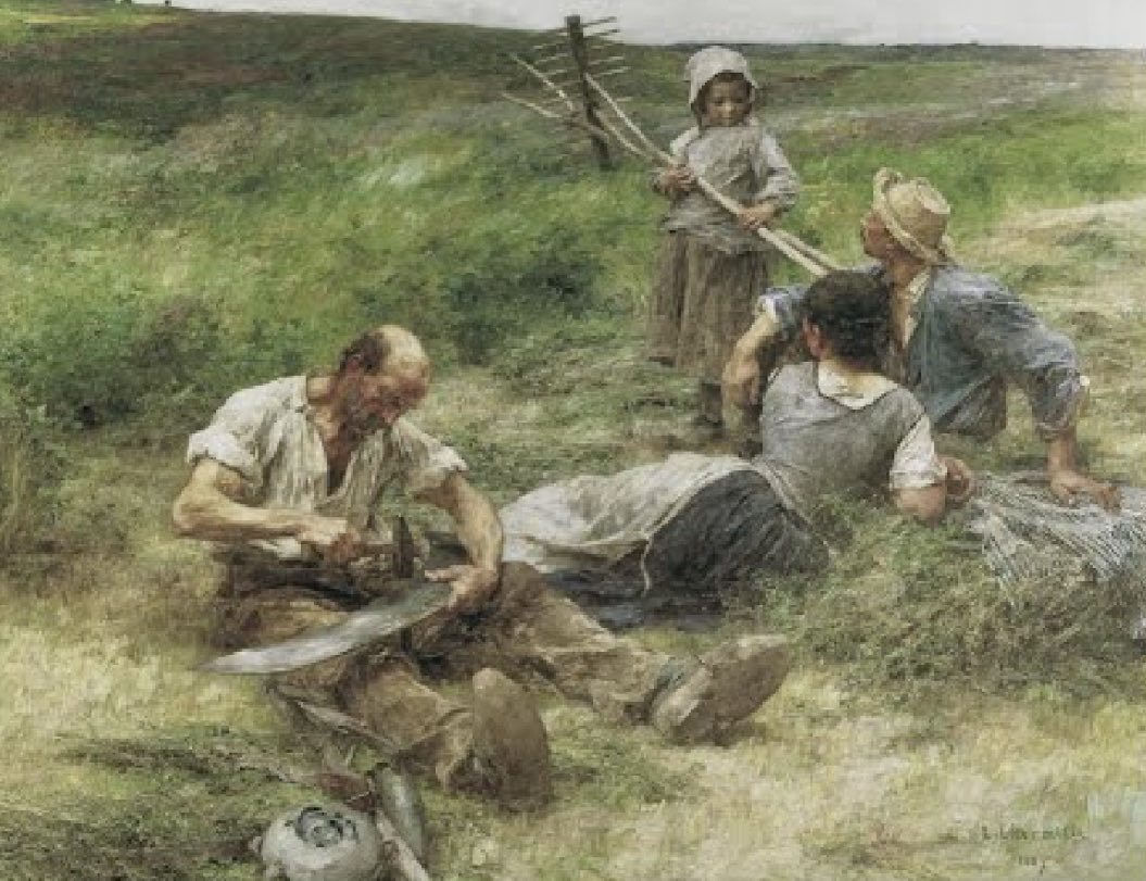 Title: Haymaking Creator: Leon-Augustin Lhermitte Creator Lifespan: 31 July 1844 - 27 July 1925 Creator Nationality: French