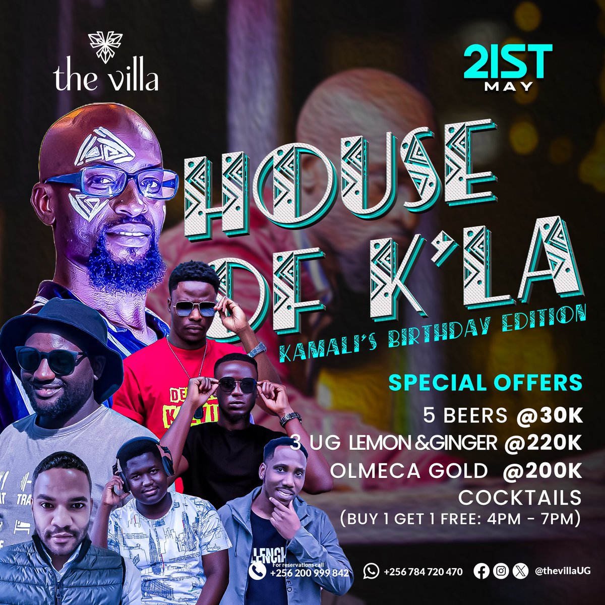 On Tuesday at @thevillaUG it's #HouseofKla and tomorrow is the day! Featuring the incredible Dj 2nyuke (@FelixDonBash), Sexxy Beast, Jenkins, @Count_Melvin, @Andrey256_, Dj Kalvin, and yours truly. So, don't miss out on this amazing night. See you there!