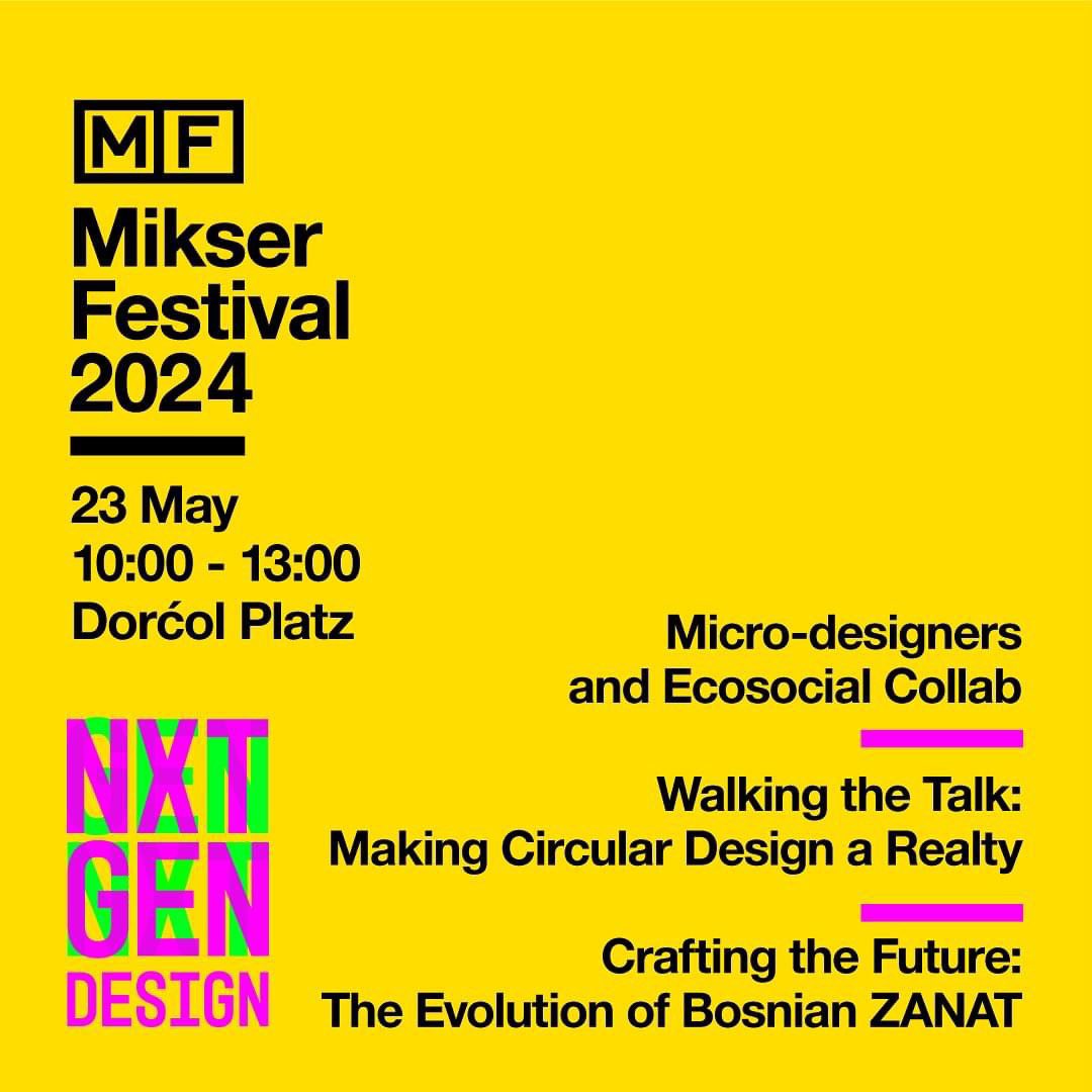 ⭐️ Starting the Mikser Festival with a NextGen conference!

👉🏻 Sign up throught the link in our bio, and save a place for Mikser Talks ☀️

⚡️See you at the Mikser Festival! 

#mikserfestival #mikserfestival2024 #mikrotaktike #nextgendesign