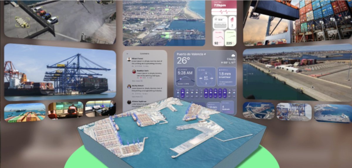 XRF_AI's tweet photo. Do you want to know how an industrial port is managed using a private 5G network? Well, we had the opportunity to demonstrate it this week in Aveiro, Portugal, as part of the project ?????. Thanks to our partners @Telefonica_En , @FValenciaport , @UPV , and ETRAIR for joining us. https://t.co/fkenxUOGNt