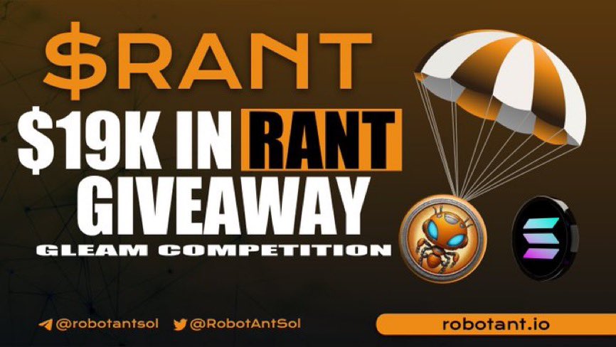 🎮🚀 What happens when MMOG gaming meets crypto? Discover it with our $RANT Token! Just before the EEA and Community Pre-Sale. Be part of it from the start! 🌐💥
@RobotAntSol

gleam.io/2f7YP/19k-glea…