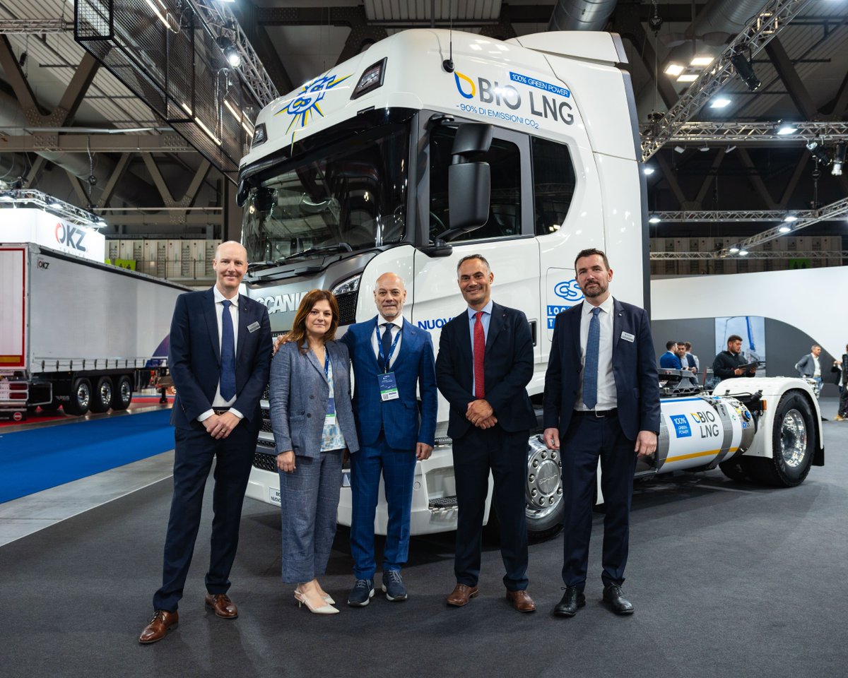 🚚 Settanta #camion a #biometano liquido (biognl) per CST Logistica
➡️ metanoauto.com/modules.php?na…
#greenmobility #bioGNC #biognl #biometano #biomethane #truck #trucks #cstlogistica #logistics #CO2 <a href="/ScaniaGroup/">Scania Group</a> @NGVAEurope @Eurogas_Eu <a href="/consorziobiogas/">CIB - Consorzio Italiano Biogas</a> <a href="/European_Biogas/">European Biogas EBA</a> <a href="/WBAtweets/">World Biogas Association (WBA)</a>