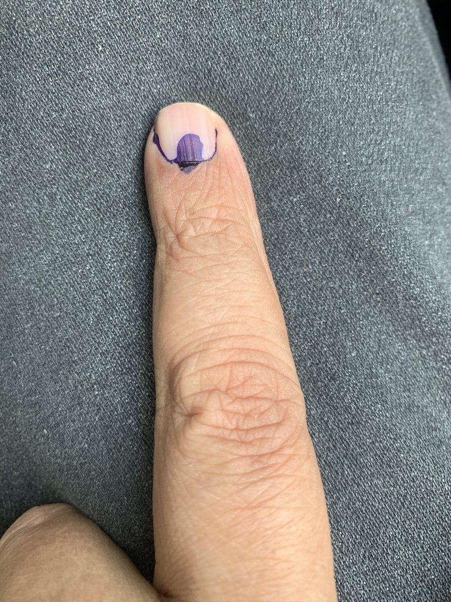 Participated in the biggest festival of democracy and voted for development. If you haven’t voted then you have no rights to complain later ..