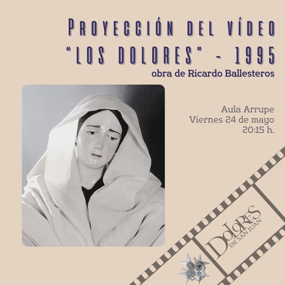 📽️ Este viernes 24 de mayo se proyectará el audiovisual 'Los Dolores', realizado por nuestro hermano y consejero Ricardo Ballesteros el Viernes Santo de 1995 📺 Una ocasión perfecta para analizar cómo era la Archicofradía hace ahora 29 años #cofradíasMLG 👇