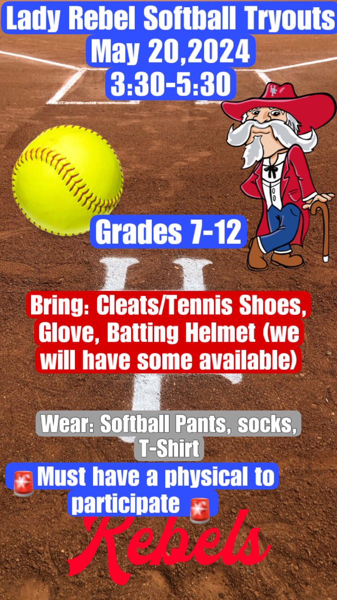 HF_RebsSB's tweet photo. 🚨 TODAY 🚨
#JoinTheTrackSideTribe 🥎🚂
@TheFlat_333 @HF_Rebels https://t.co/KQgkYIa0yg
