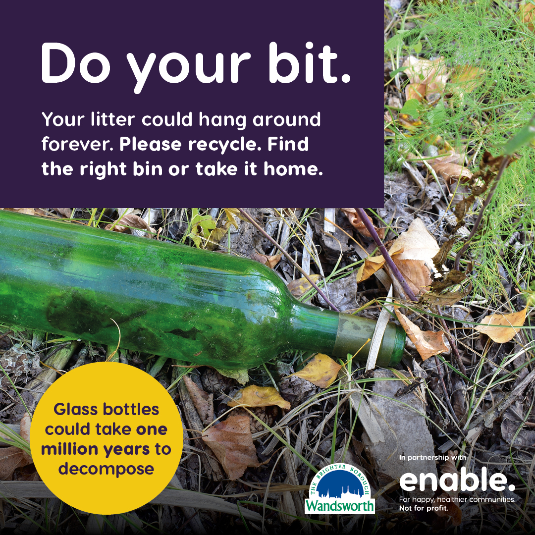 Whether it's using bins or taking rubbish home, let's ensure we show respect for our parks and greenspaces. Proper disposal of your rubbish ensures that these spaces remain enjoyable for all #takeithome #lovewhereyoulive #litterfree #binit #reducereuserecycle #wandsworth