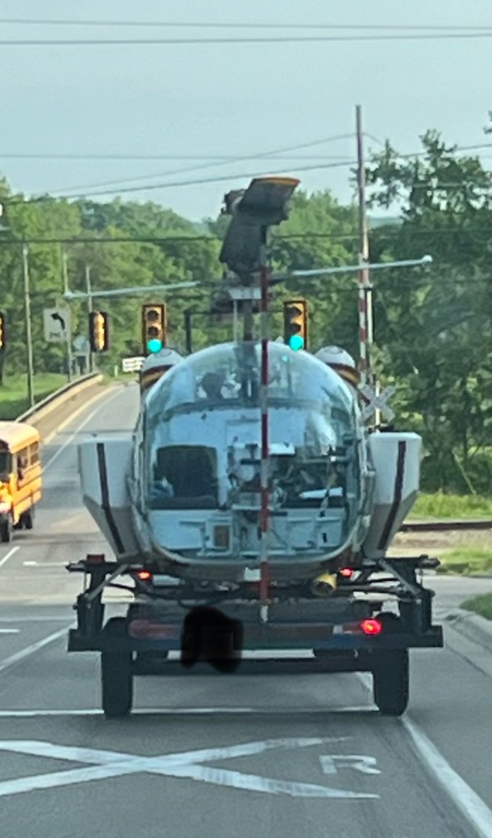Ever been stuck behind a helicopter on your drive to work?
