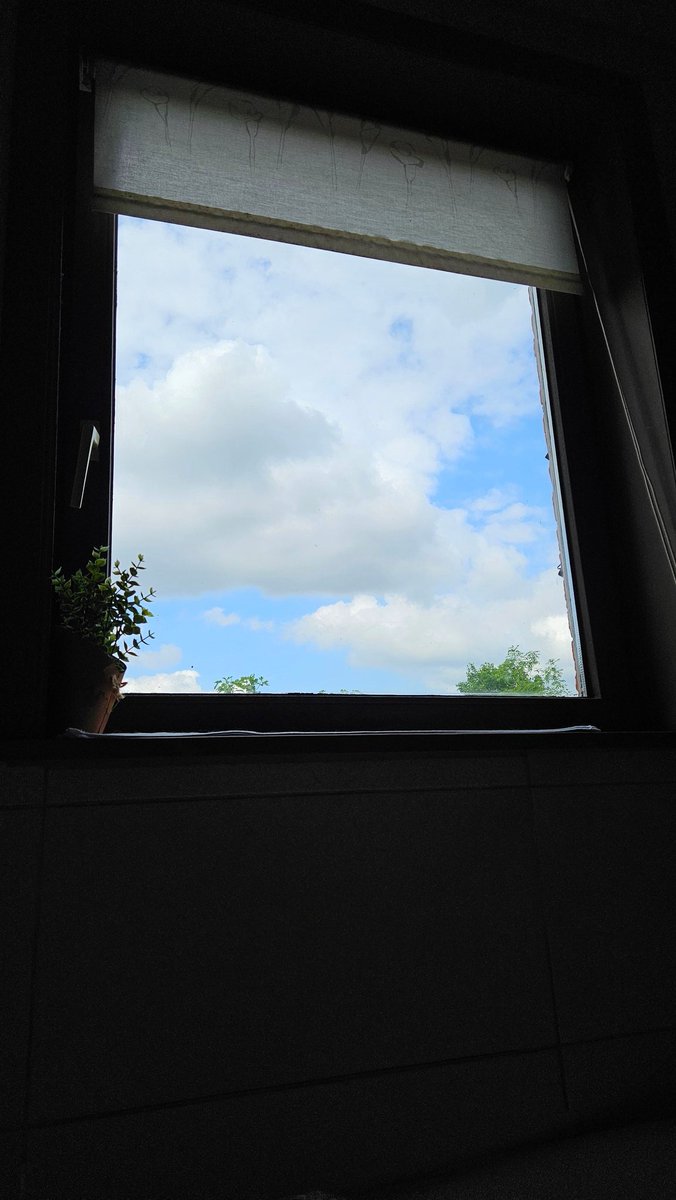 Kleine gelukskes: een bad kunnen nemen met dit uitzicht