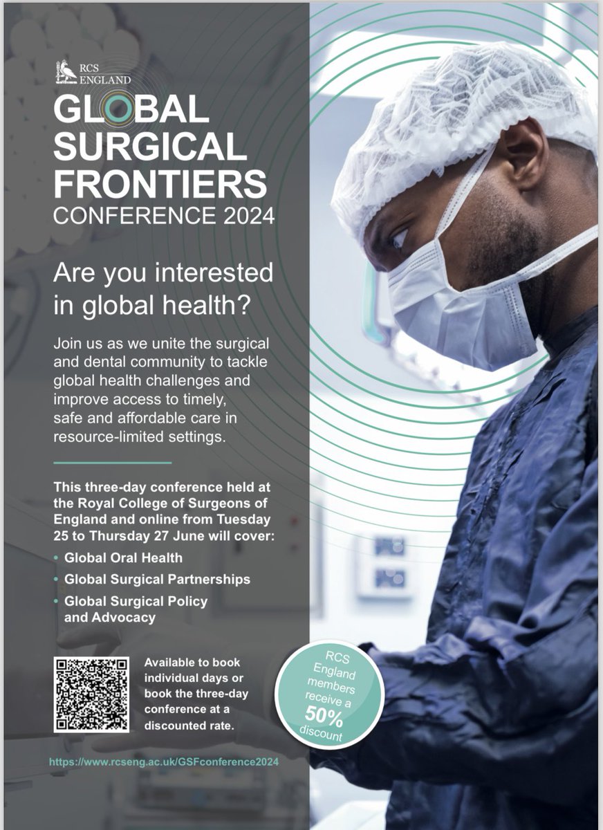 Excited to share that we will be speaking at the Global Surgical Frontiers conference by the @RCSnews in June. We will be sharing our experience of surgery and perioperative care in #Somaliland Tickets on billetto.co.uk/ticket_buyer/o… #GlobalHealth #SaferSurgery #SafeAnaesthesia