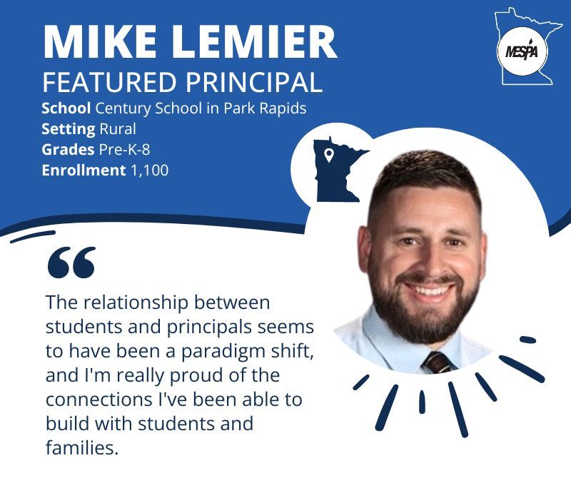 🎉 Meet @M_LeMier, our #FeaturedPrincipal! 🎉 He's proud of creating a happy, connected school environment and shares valuable tips on staff visibility and work-life balance. With 9 years in administration and a focus on empathy and communication, Mike is a true inspiration! 🌟