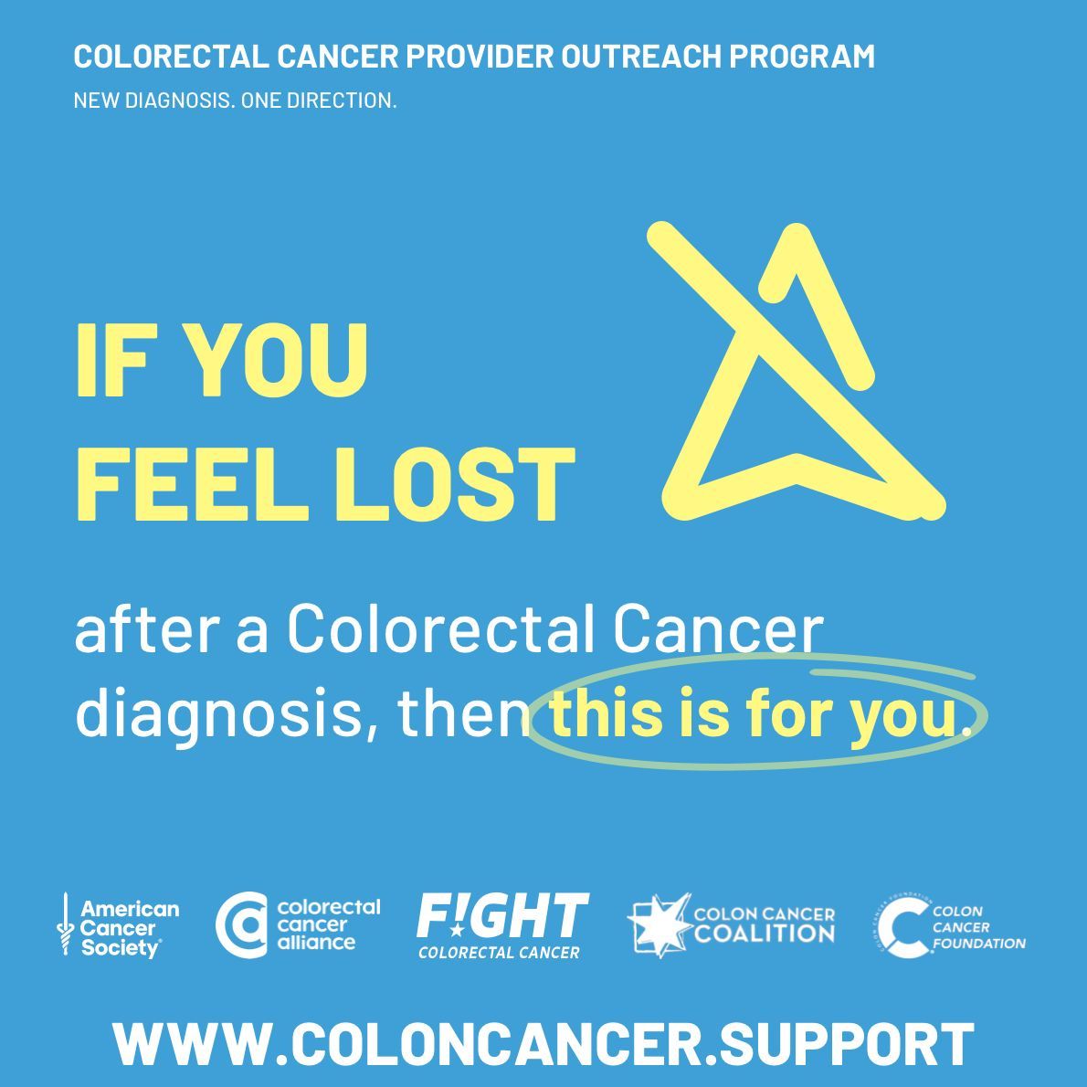 Every journey begins with a step. Take the first step towards colorectal cancer awareness today. 👣 

💙 Visit colorectalcancer.support 💙 

#ColorectalCancer #CRC #ColonCancer #ScreeningsSaveLives #CancerAwareness #BlueForCRC #NeverTooYoung #FightCRC #ColonCancerAwareness