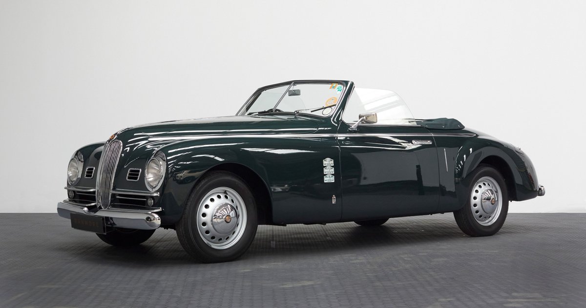 TheRanmoreGroup's tweet photo. Ranmore are delighted to present this rare Bristol 401 Farina 1948. One of perhaps eight Bristol Farina Cabriolets built.
Priced at £245,000
https://t.co/vprhYe90WA
#bristolfarina #bristolcars #bristol401 #klassicrallye #classicrallies #ranmoregroup https://t.co/Zb9EMVAwQa