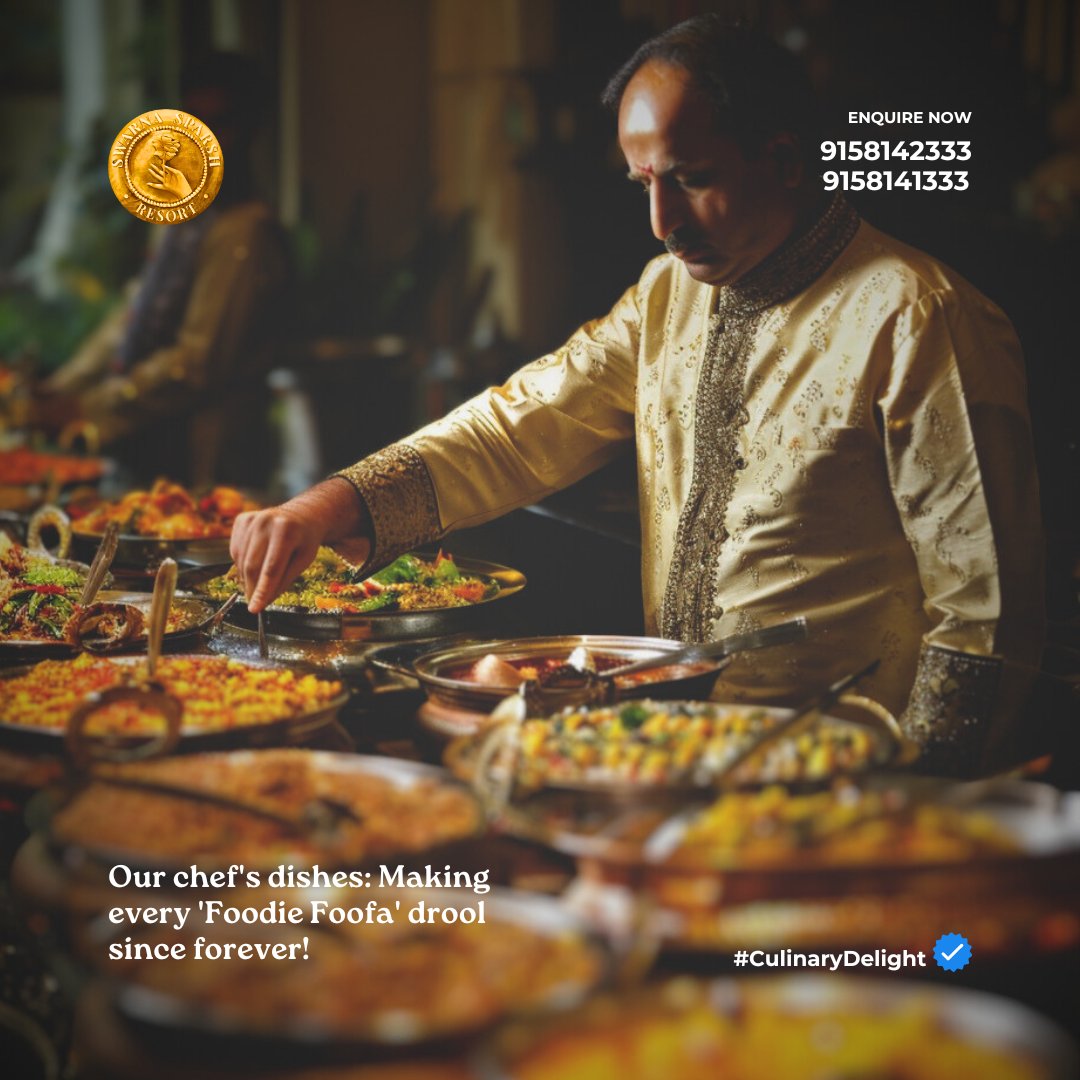 SwarnaSparsh's tweet photo. Uncle Rajesh, the family's culinary critic, finds fault with anything less than perfect. But Swarna Sparsh's chefs changed the game! From sizzling kebabs to zesty chaats, our gourmet spread turns skeptics into fans. Watch Uncle Rajesh transform! 

#CriticsSilenced #FlavorFiesta https://t.co/ifWSrCWz9q