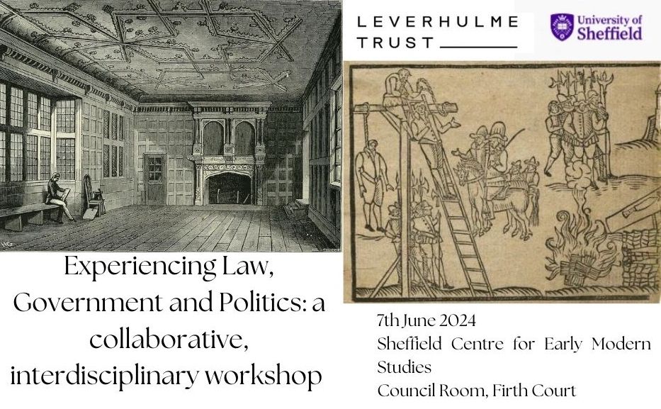 roll up, roll up, sign up for this interdisciplinary workshop at Sheffield next month! come for the papers, stay to watch the practice-as-research workshop investigating the experience of early modern arrest! free to attend, lunch is provided. eventbrite.co.uk/e/experiencing…