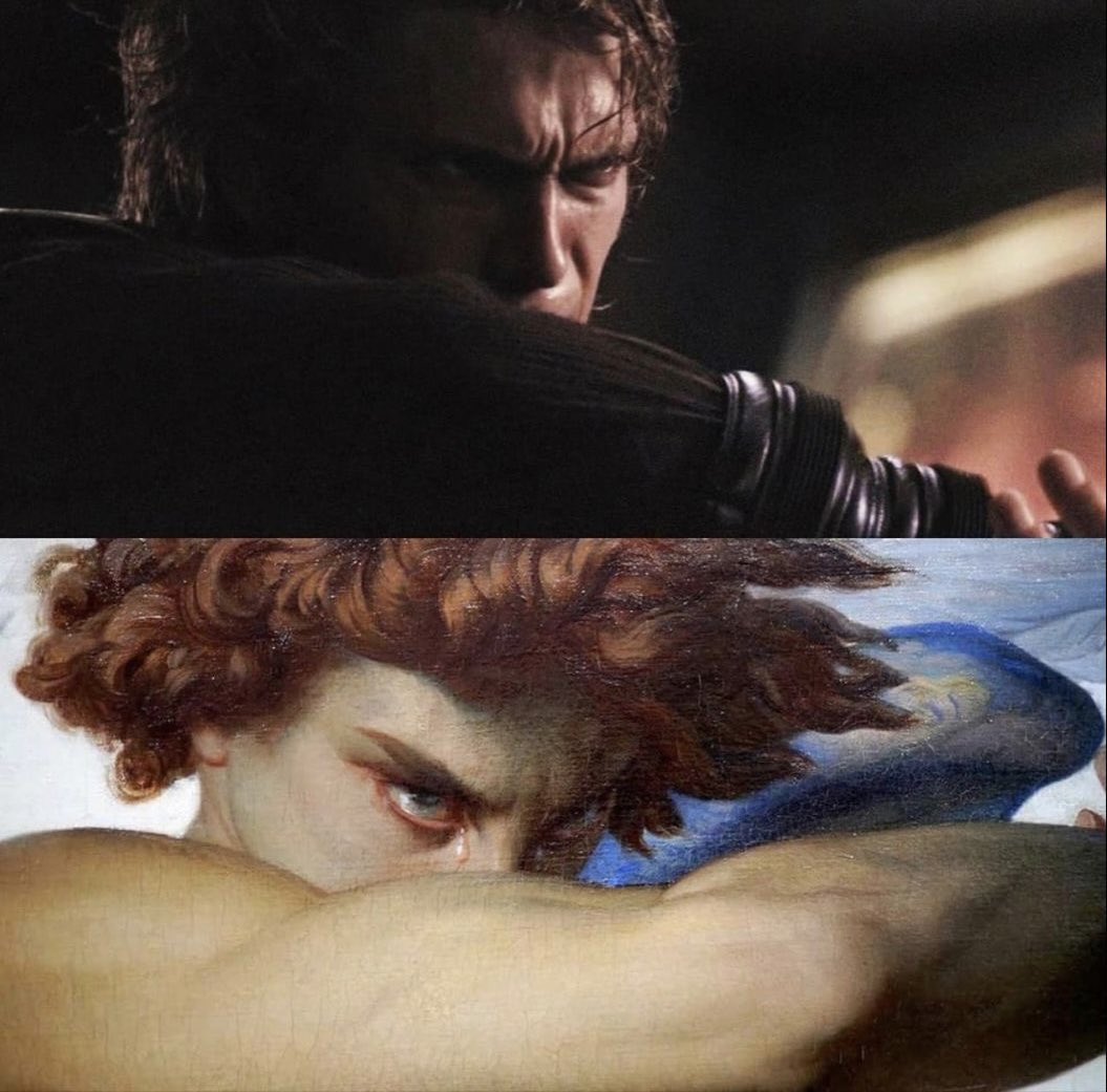 anakinthinkers's tweet photo. the fallen jedi. https://t.co/5HxLW3VjdJ