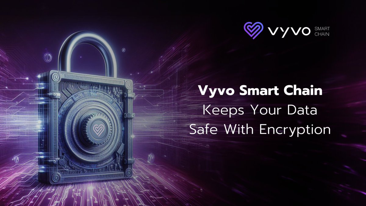 When dealing with valuable data, having a platform that is secure is all the more important. 🔐 That is why #VyvoSmartChain makes sure that all of your data is anonymized and encrypted when connecting to our blockchain. Just another way we are putting you back in control! 🤝