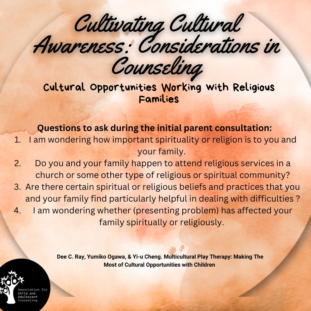 #culturalawareness #acac #childtherapy #schoolcounseling