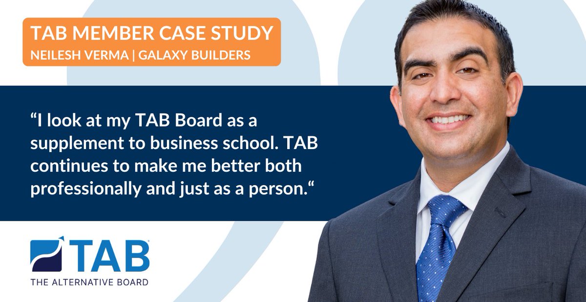 Dive into Neilesh Verma's journey with TAB, where lifelong learning meets business success. Explore his transformative experience in this Member Case Study: 285855.fs1.hubspotusercontent-na1.net/hubfs/285855/N… 

#tabboards #businesscoaching #lifelonglearning