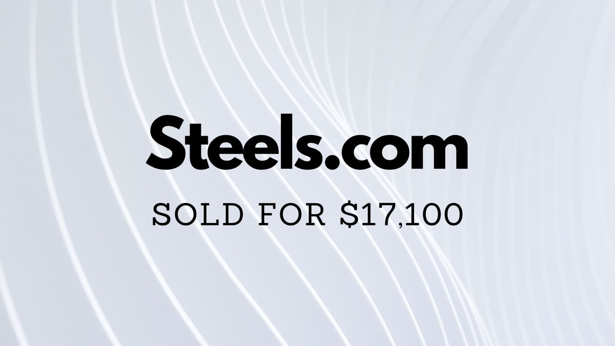 Yesterday saw $254k in domain name sales including: $17,100 Steels․com $7,070 2ndVote․com $4,750 EndCoal․org $4,700 4280․com $3,088 GrubFood․com Full list 👉 namebio.com/daily #Domains