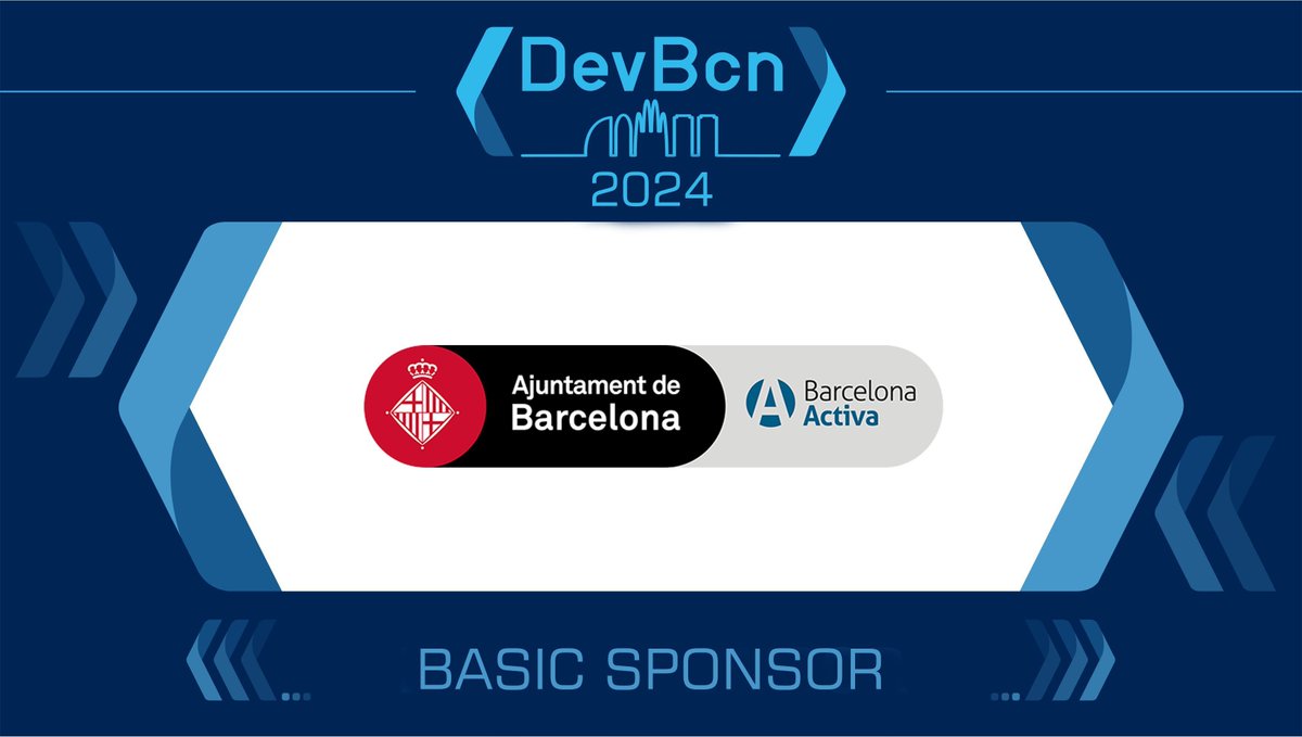 🌟 ¡Nos complace anunciar a @BarcelonaActiva como patrocinador BASIC de #devbcn24! Su apoyo es esencial para impulsar la innovación y el desarrollo tecnológico en nuestra comunidad. ¡Gracias, Barcelona Activa! 🚀 Descubre más sobre nuestros patrocinadores buff.ly/3L79ohN
