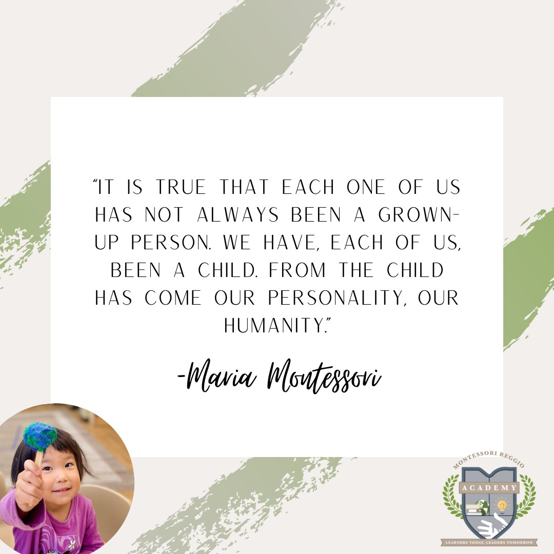 ✨Maria Montessori Quote of the Day✨

#MRASugarLand #MRAStudents #GrowWithMRA #SugarLandPrivateEducation #MontessoriEducation #ReggioEmilia #EarlyChildhoodEducation #CogniaAccredited #Cognia #HoustonsBest #HoustonsBestOfTheBest #TPSA #MariaMontessori #QuoteOfTheDay