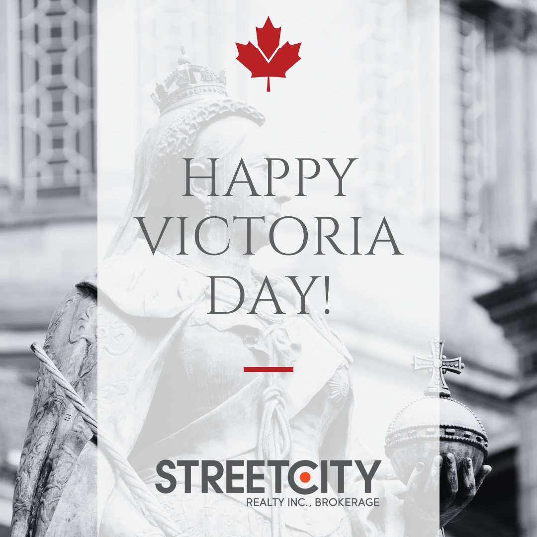 In honour of Queen Victoria's birthday STREETCITY REALTY wishes our clients, colleagues and community a safe & Happy Victoria Day!👑🍁
#streetcityrealty #itsrighthere #victoriaday2024 #ontariorealestate