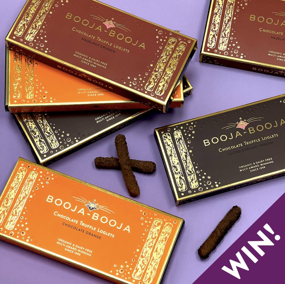 *WIN* To mark #CoeliacAwarenessMonth we're giving away 3 boxes of our delicious #GlutenFree #Chocolate Truffle Loglets!  3 lucky winners will choose either Hazelnut Crunch, Salted Caramel Mocha or Chocolate Orange. To enter, RT with #BoojaBoojaGlutenFree UK only. Closes 27.05.24
