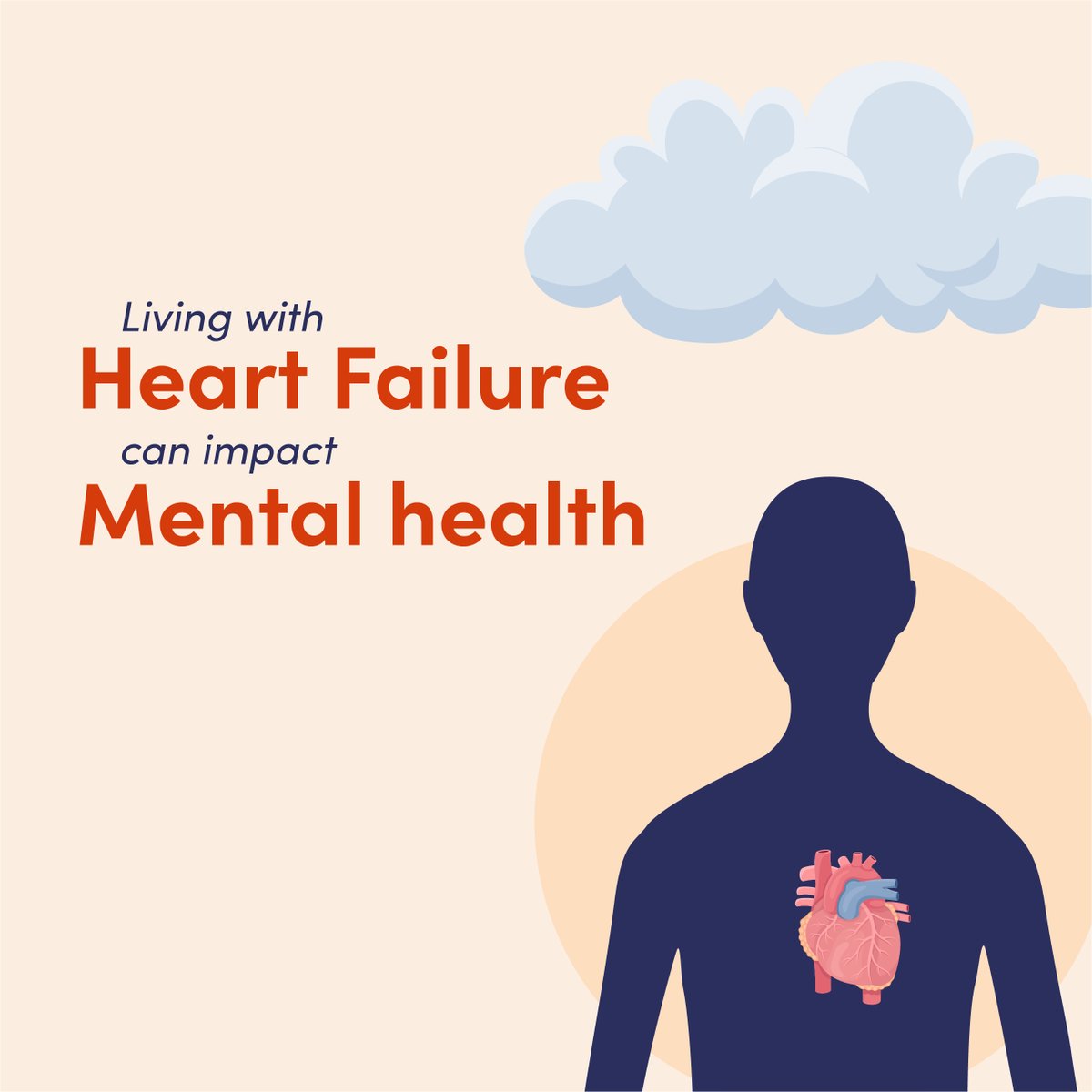 Living with a chronic health condition like heart failure can be challenging. It's important to discuss both your mental health and heart health with your doctor if you're struggling. To find out more, visit heartlife.academy
 #HeartFailureWeekCan @GlobalHeartHub