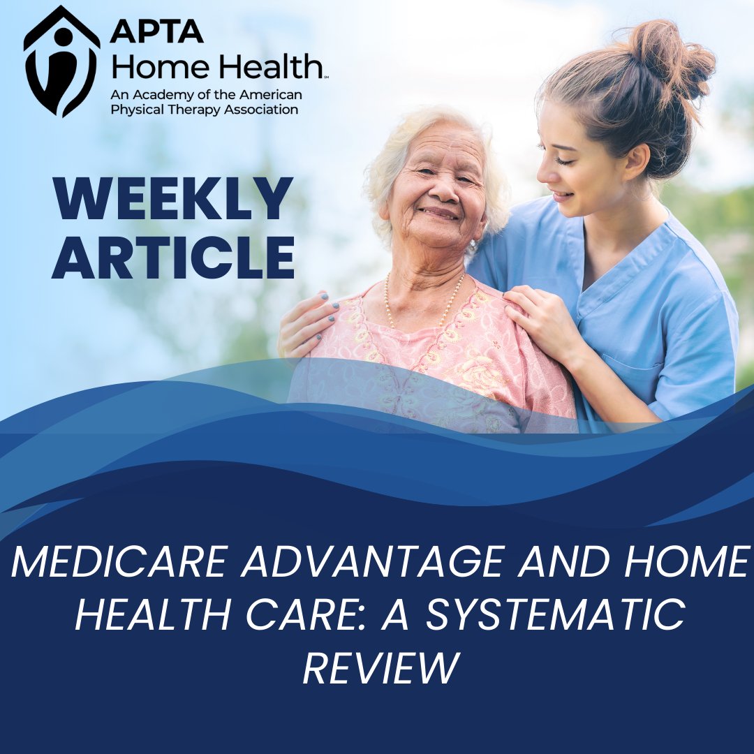 Check out this week's read: loom.ly/X8ash1M #AHH #APTAHomeHealth #APTA #HomeHealth #HomeHealthPT #HomeHealthPTA #PhysicalTherapy #PhysicalTherapist #PhysicalTherapistAssistant