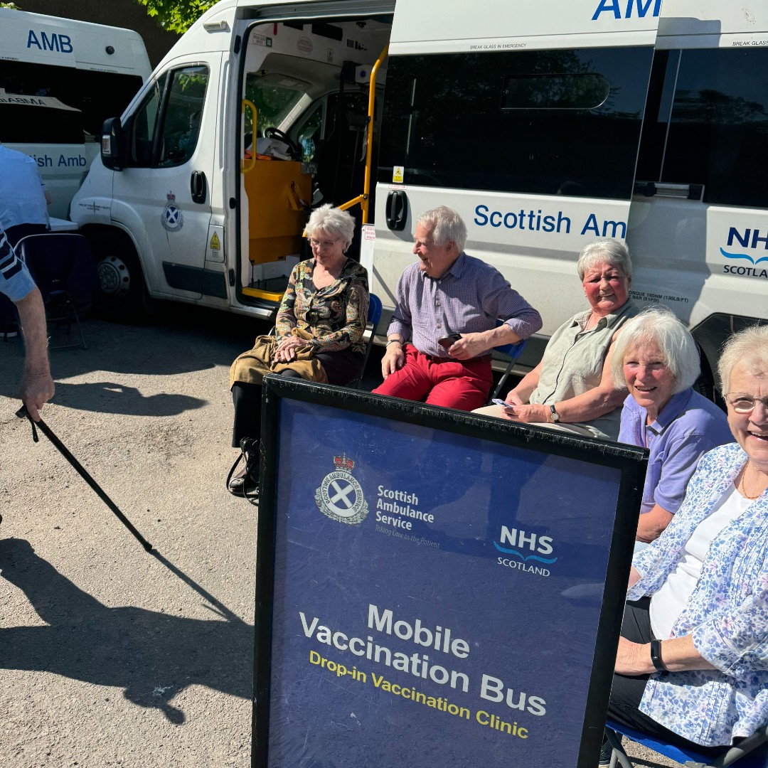 Aboyne residents were delighted to received their Spring Booster Covid vaccine from our Vaccination Team last week. Find out if you're eligible or for more info, head to NHS Inform via the link in our bio. #Aboyne #Aberdeen