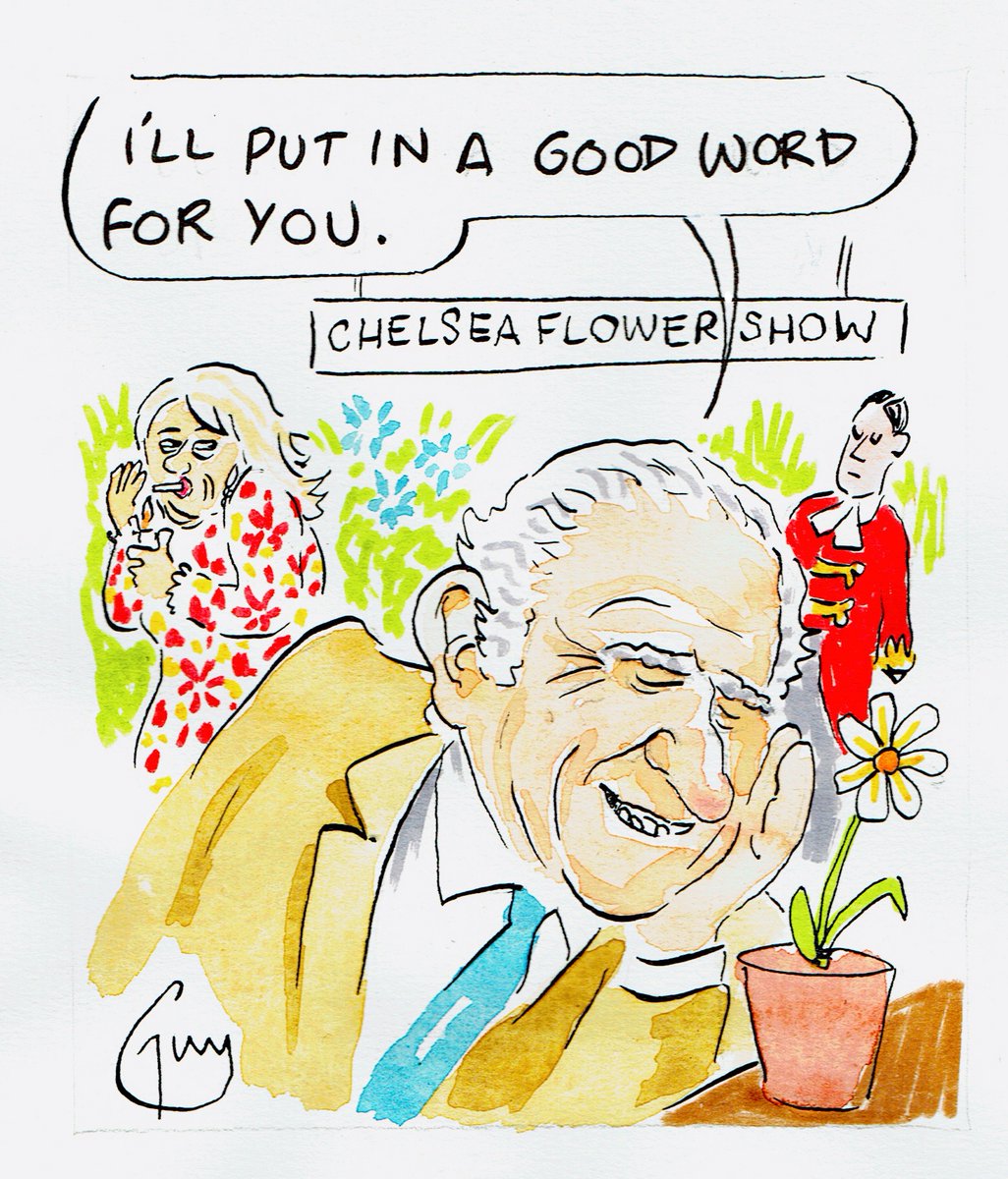 My cartoon for Tuesday's @MetroUK @MetroPicDesk #royalfamily #kingcharles #chelseaflowershow