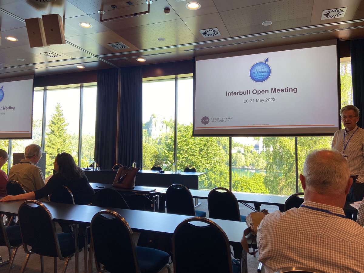 We are at the 2024 Interbull and ICAR meeting in Slovenia for the next few days.