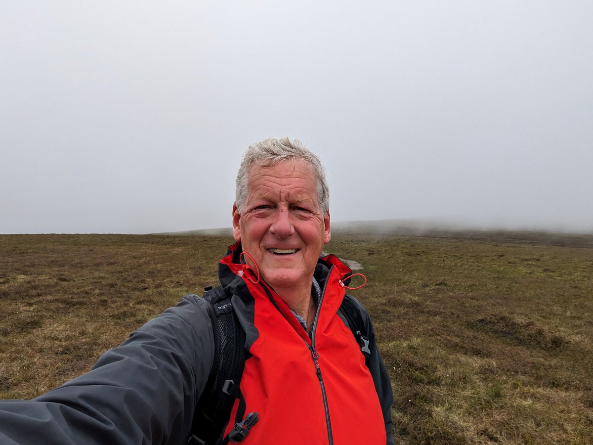 Low cloud on Kinder Plateau, stunning scenery somewhere 🤣
