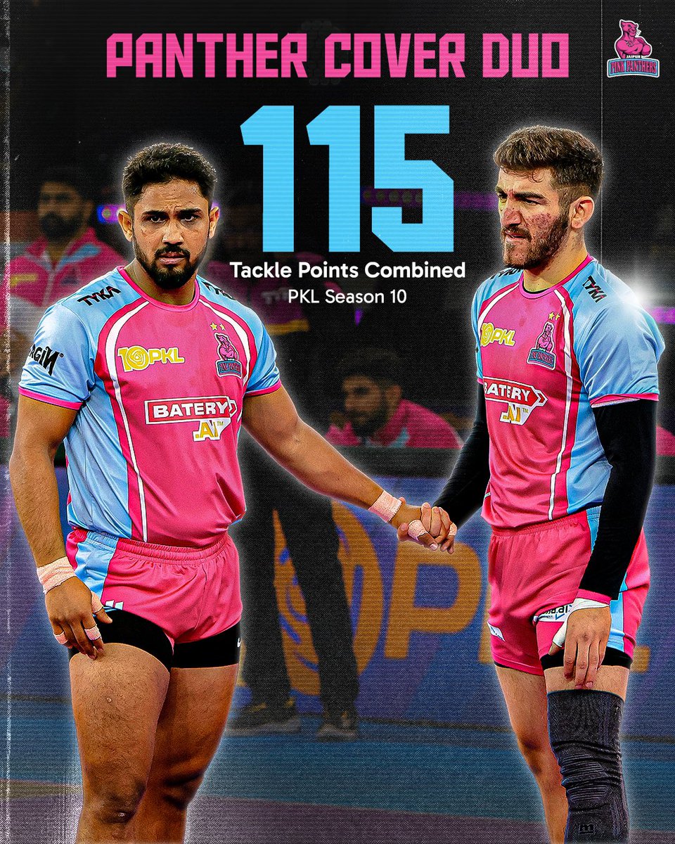 सुनील और रेज़ा का मज़बूत जोड़ 🤝💥 #JPP #Kabaddi #RoarForPanthers