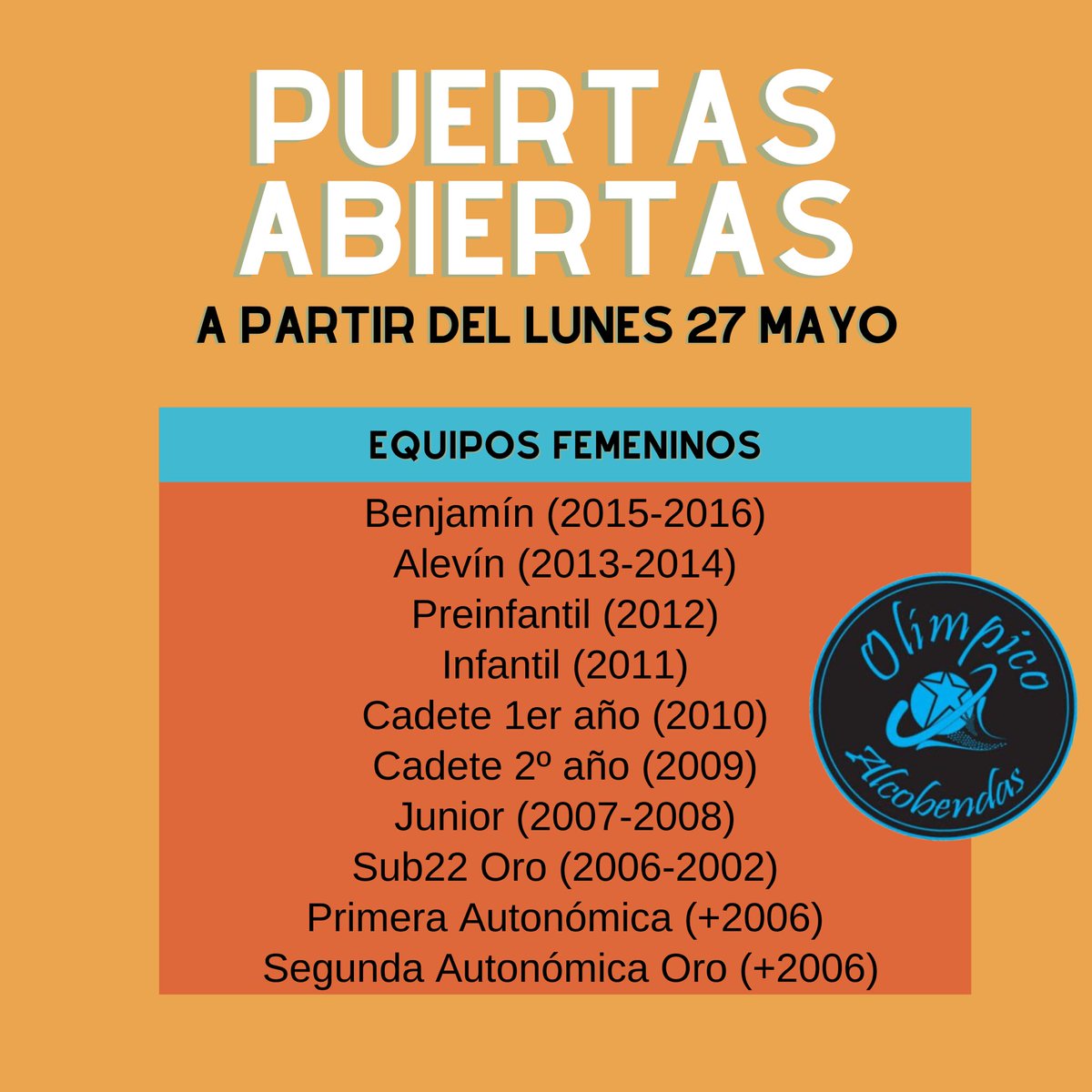 olimpicocb's tweet photo. 🚨Temporada 24/25🚨

Empezamos a trabajar en nuestros equipos de la próxima temporada 🏀

▪️Benjamín hasta Senior
▪️Masculino y femenino

¡No lo dudes y ponte en contacto! #SomosOlimpico https://t.co/2lajSOgtip