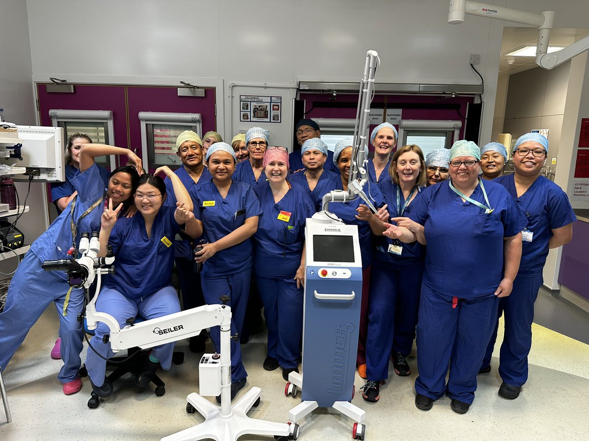 It's our pleasure to welcome the Frimley Park Hospital Theatre Team to the @OceanMedUK family!

The Gynaecology Team in Theatres at @FrimleyHealth recently received their new UNILAS Touch CO2 Laser from Limmer Laser & Seiler Medical 955 Colposcope.

#womenshealth #CO2lasers