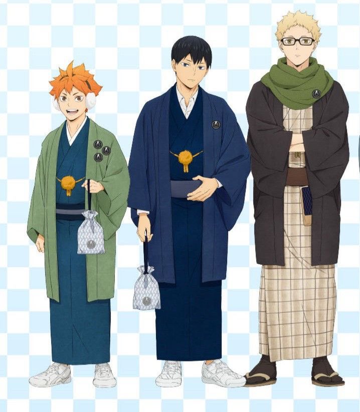 these dorks are wearing sneakers with their kimono