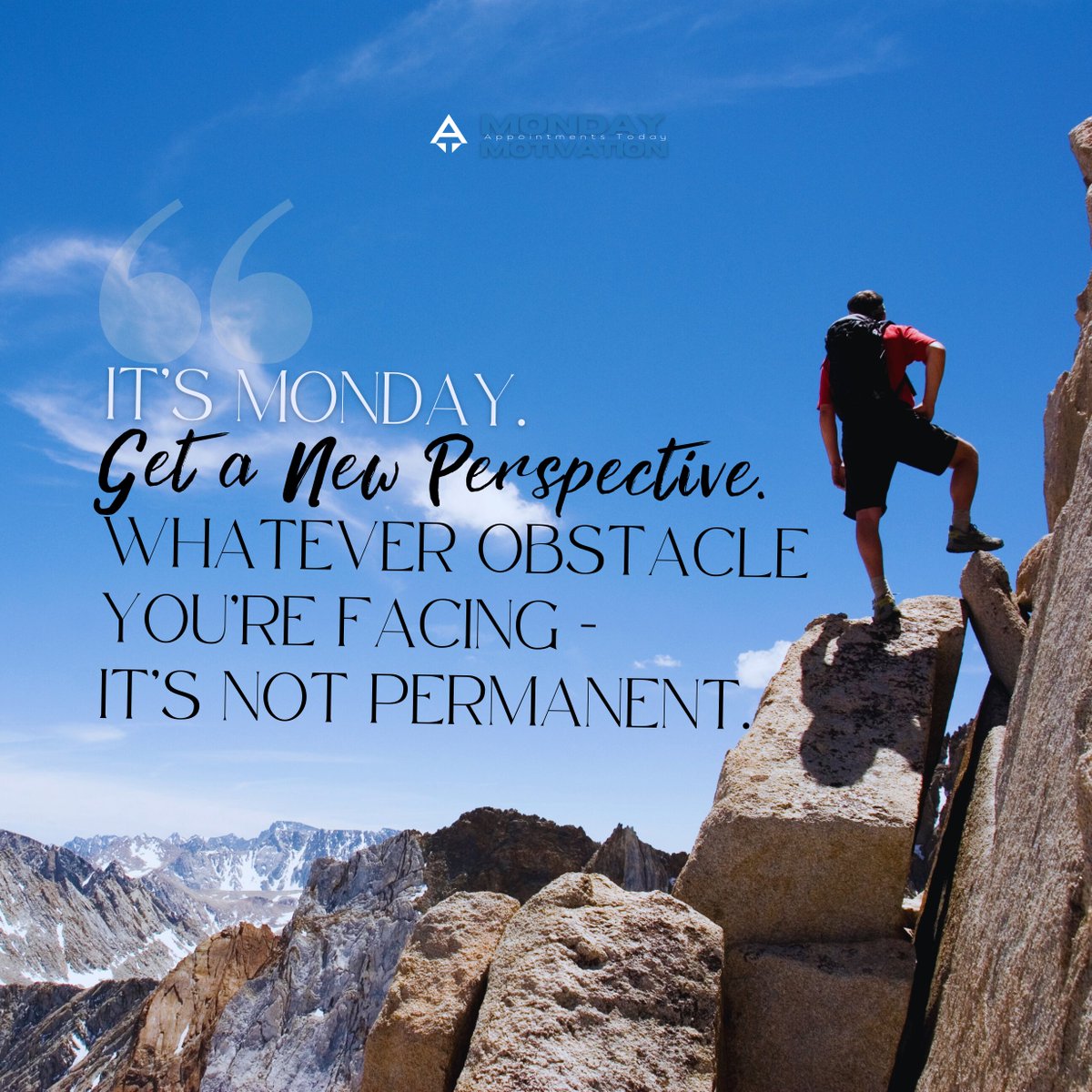 New Week, New Perspective. Every Obstacle is Temporary. Let's Conquer It!🔥Monday Motivation🔥#mondaymotivation #motivationmonday #appointmentstoday #mattmilia #marketing #leadgen #sales #insidesales #agent #isa #realestate #realtor #exp #exprealty #expproud #entrepreneur #boss