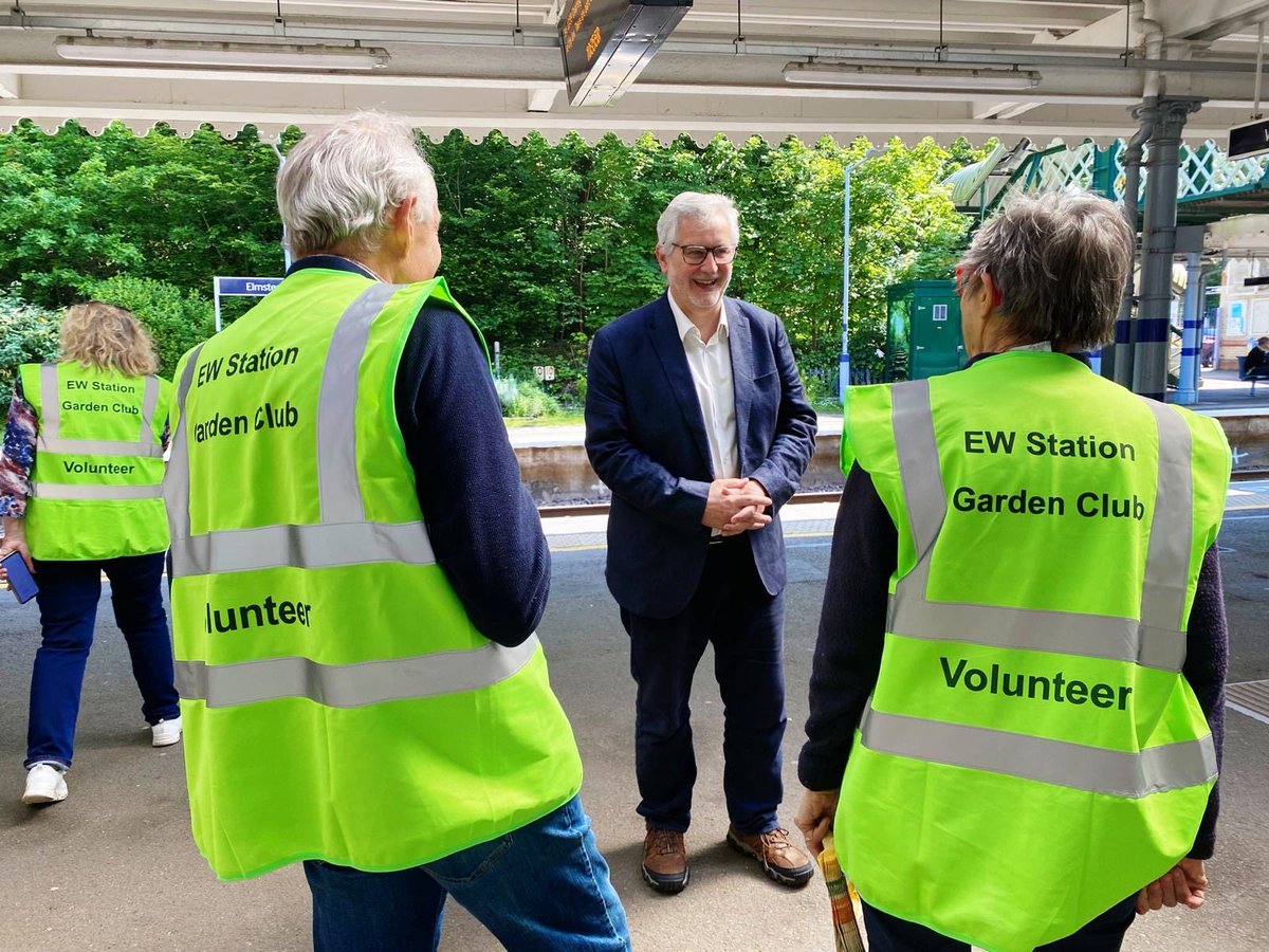 Absolutely delightful visit to meet members of the Elmstead Woods Station Gardening Club. Not your average station - it’s an oasis of beautiful flowers and wildlife habitats. Thank you to all of them for their warm welcome and dedication to making the station such a unique place.